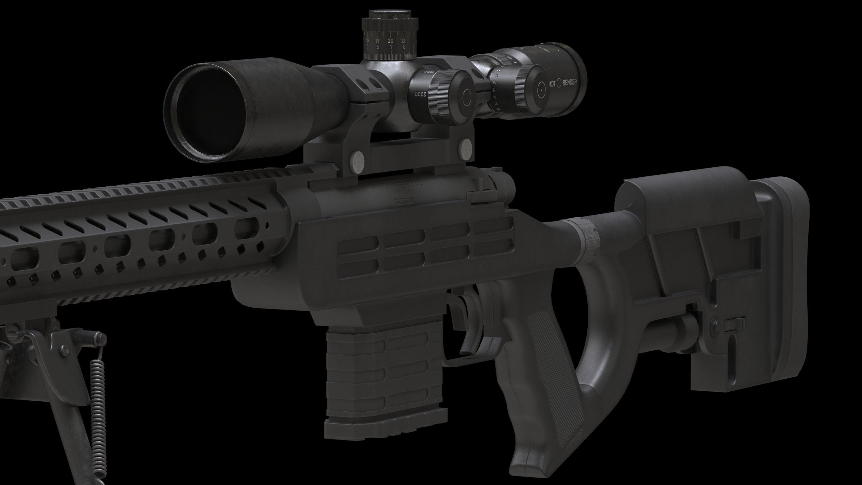 K14 Motiv Low Poly 3D model_8