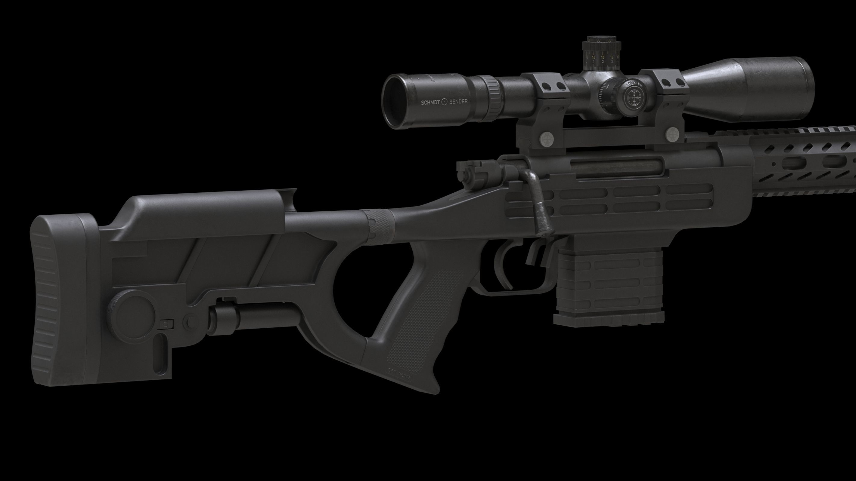 K14 Motiv Low Poly 3D model_5