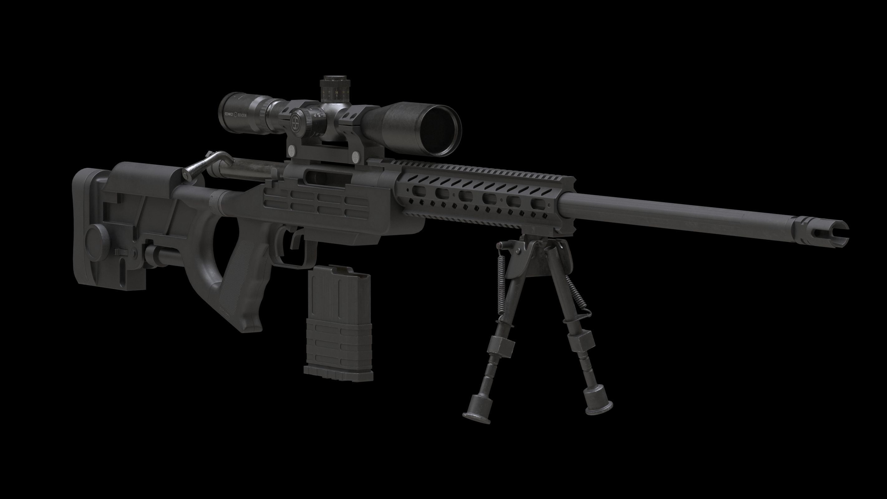 K14 Motiv Low Poly 3D model_4