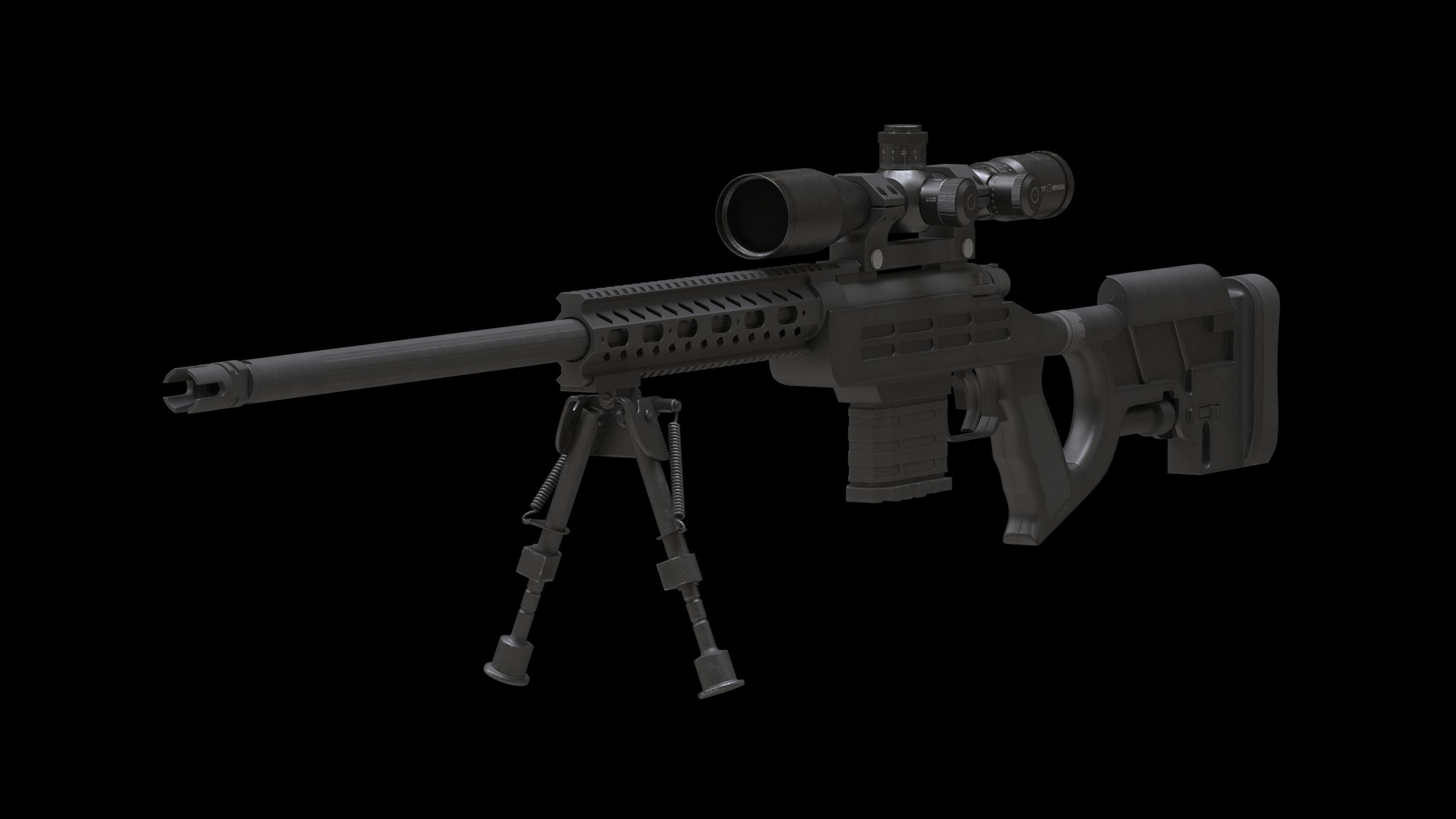 K14 Motiv Low Poly 3D model_3