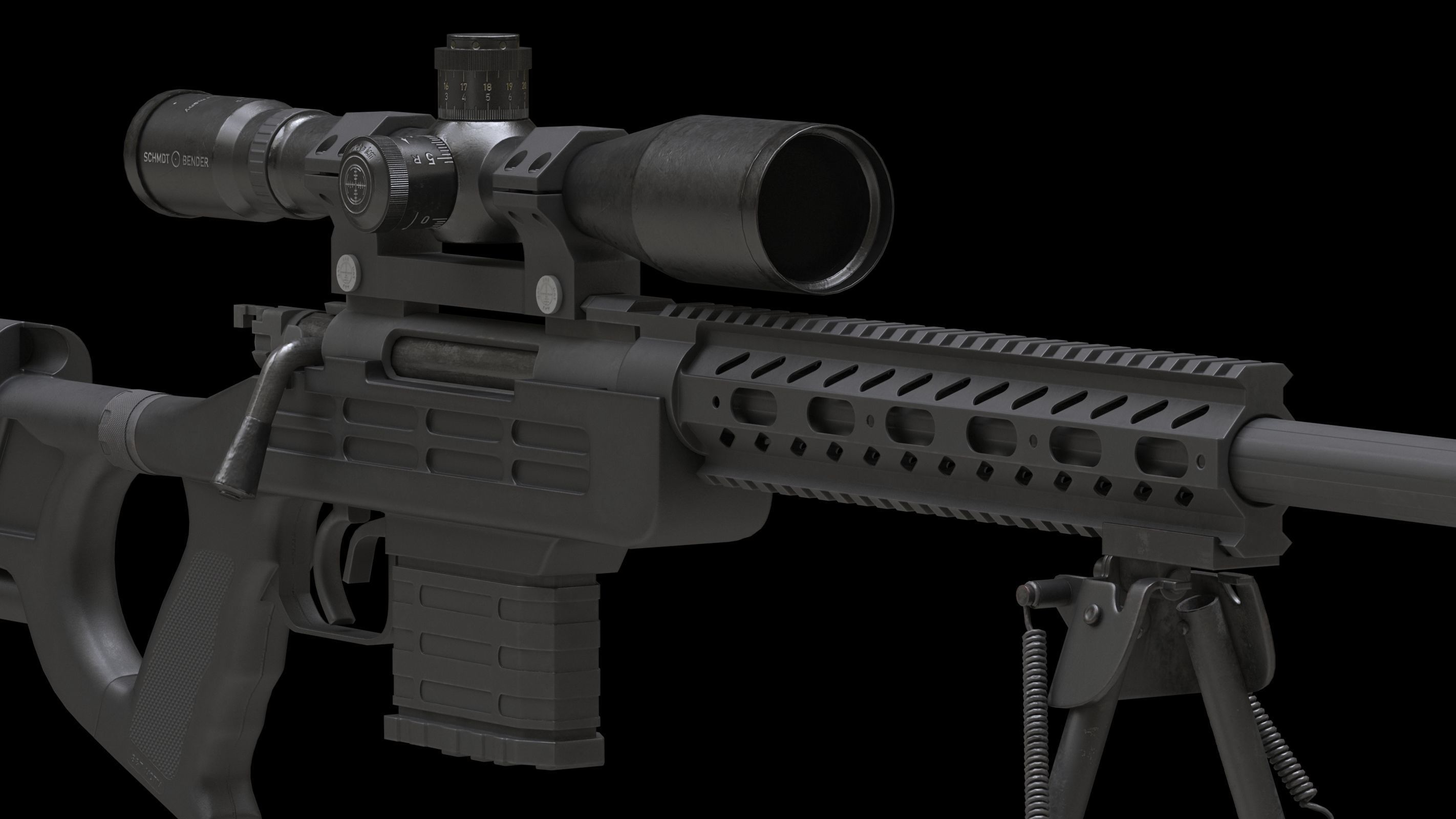 K14 Motiv Low Poly 3D model_9