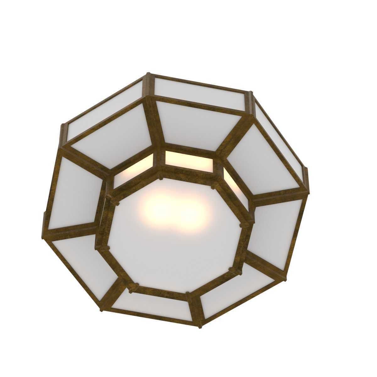 Two ceiling lights 3D model_5