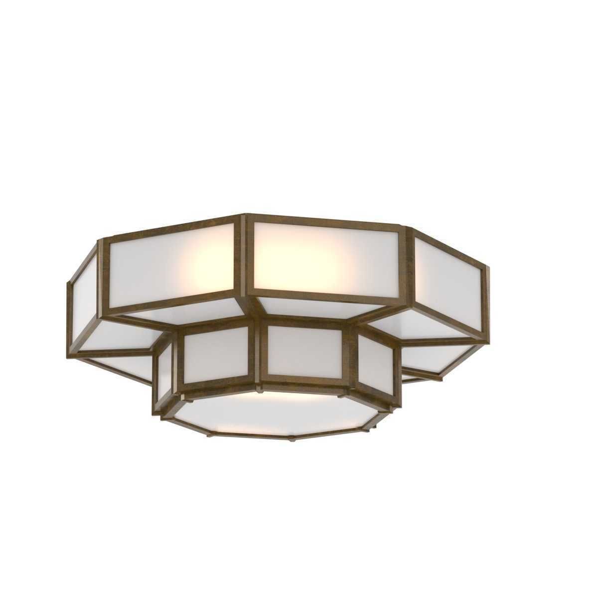 Two ceiling lights 3D model_4