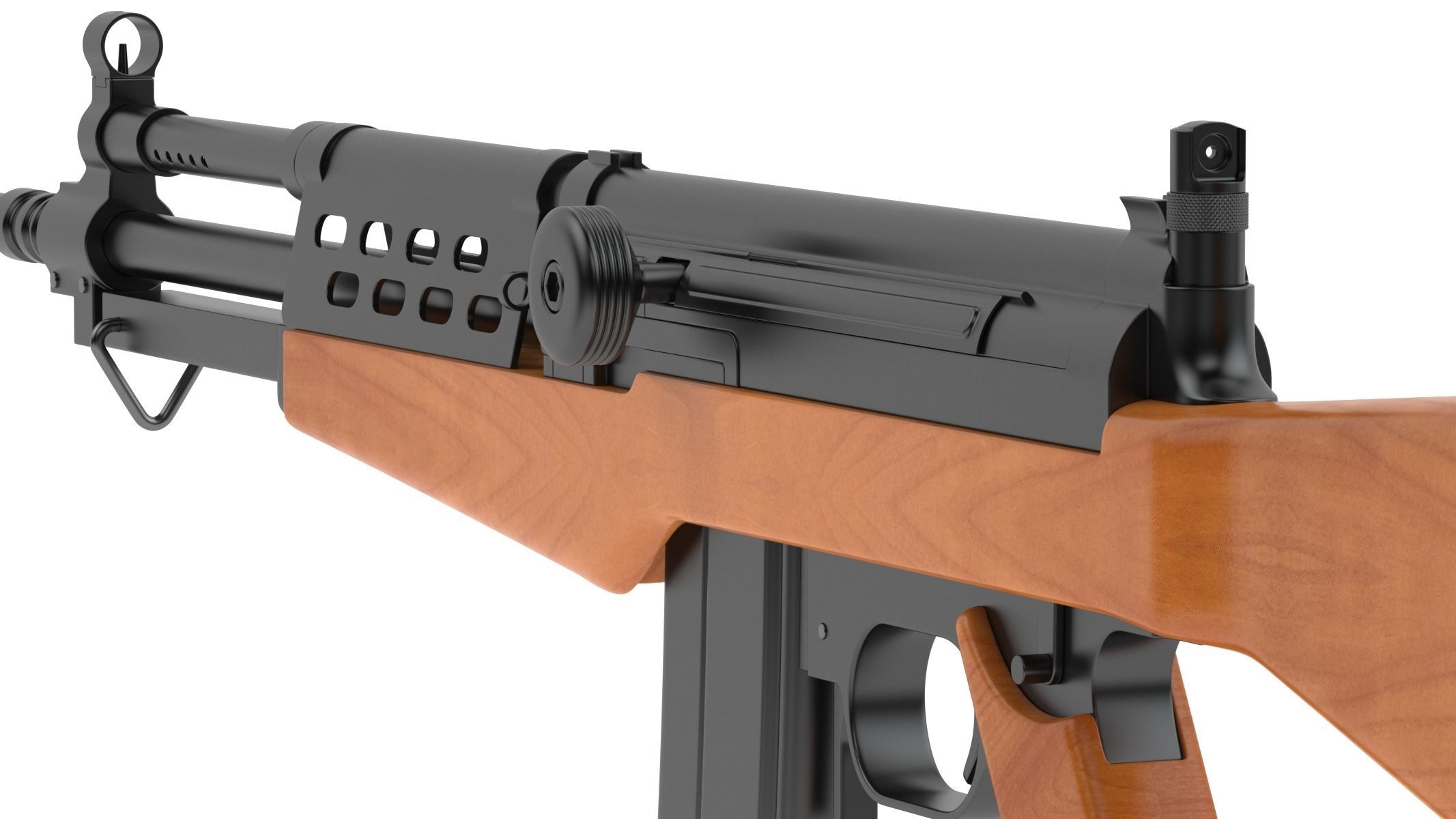 Madsen LAR 3D model_6