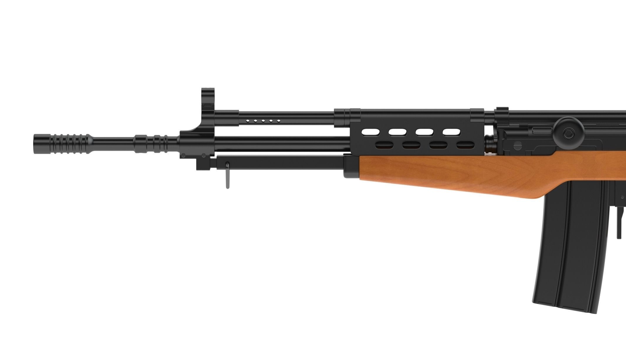 Madsen LAR 3D model_7