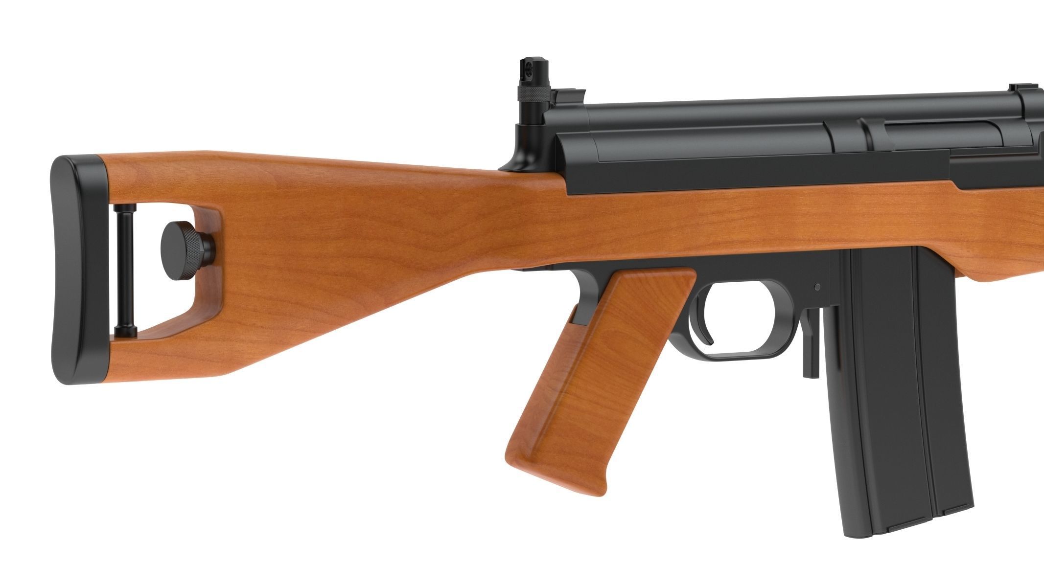 Madsen LAR 3D model_5