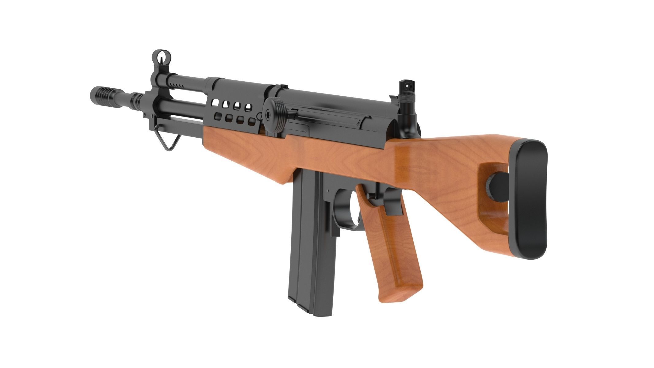 Madsen LAR 3D model_1