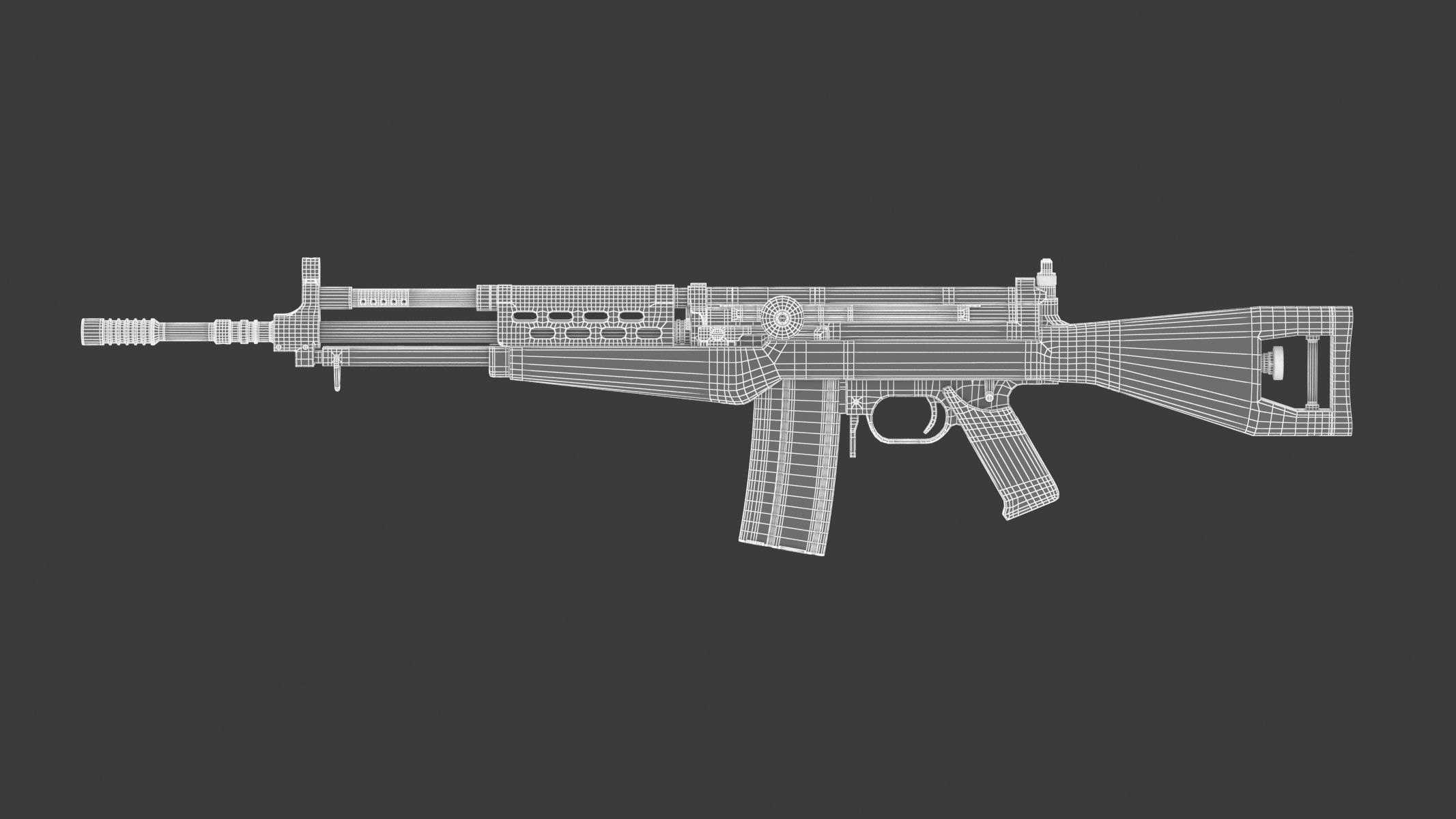 Madsen LAR 3D model_17
