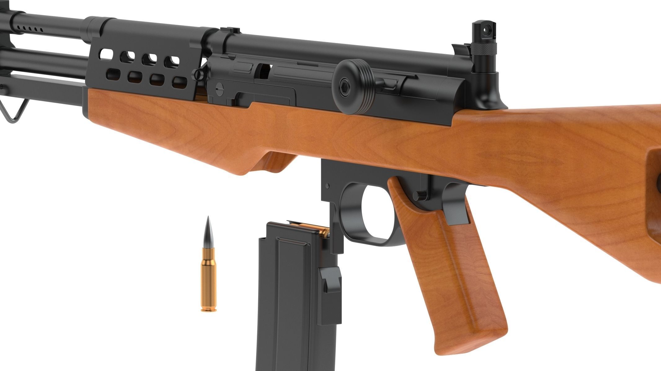 Madsen LAR 3D model_14