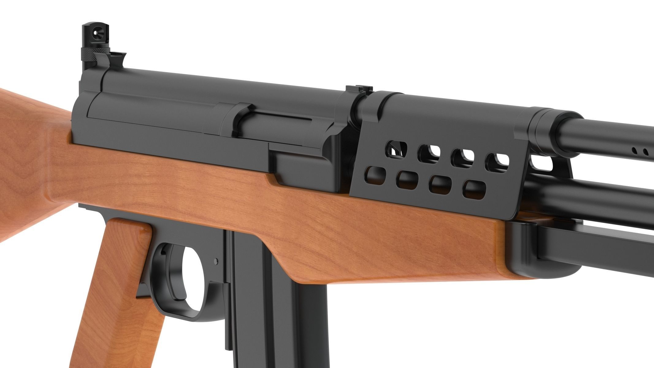 Madsen LAR 3D model_9