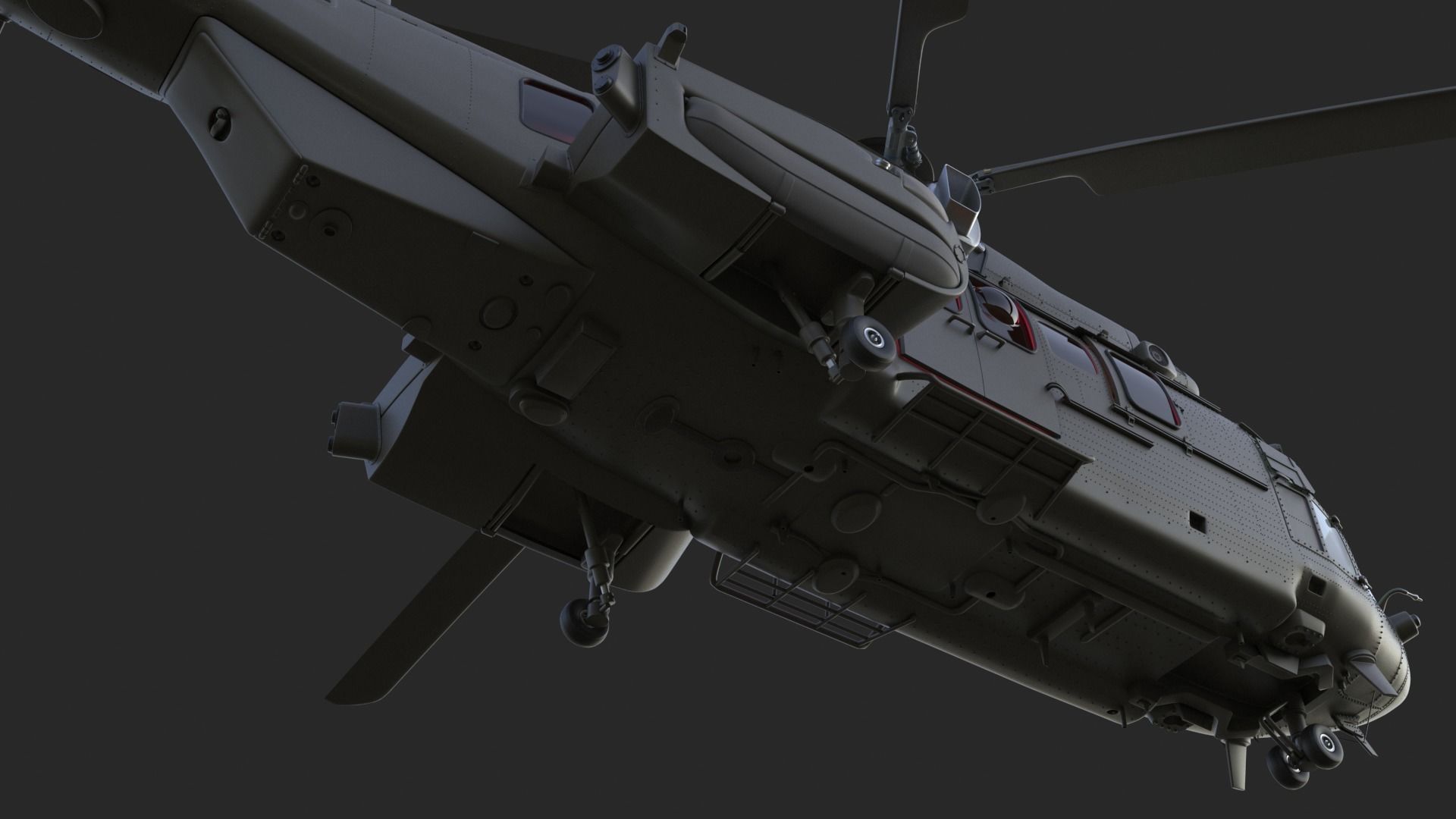 Eurocopter EC 725 3ds max Vray 3D model_22