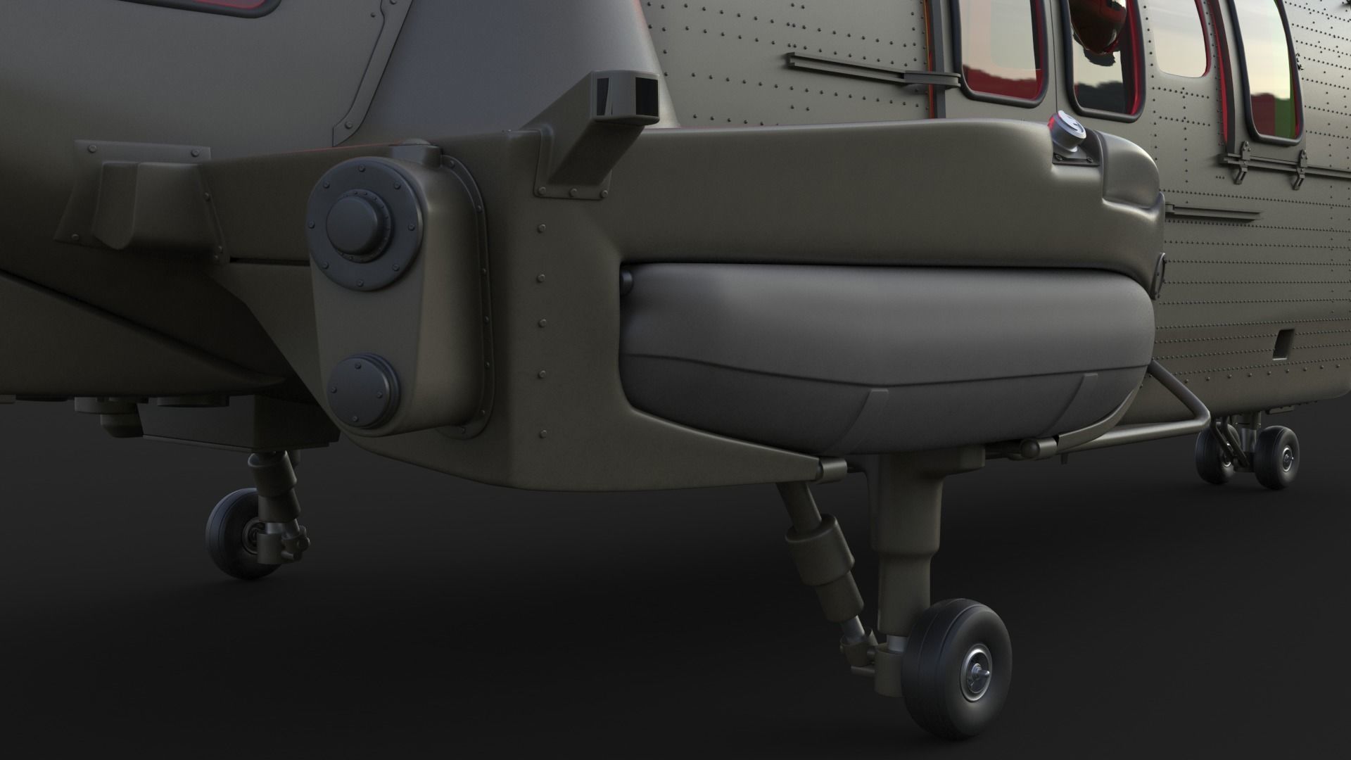 Eurocopter EC 725 3ds max Vray 3D model_28