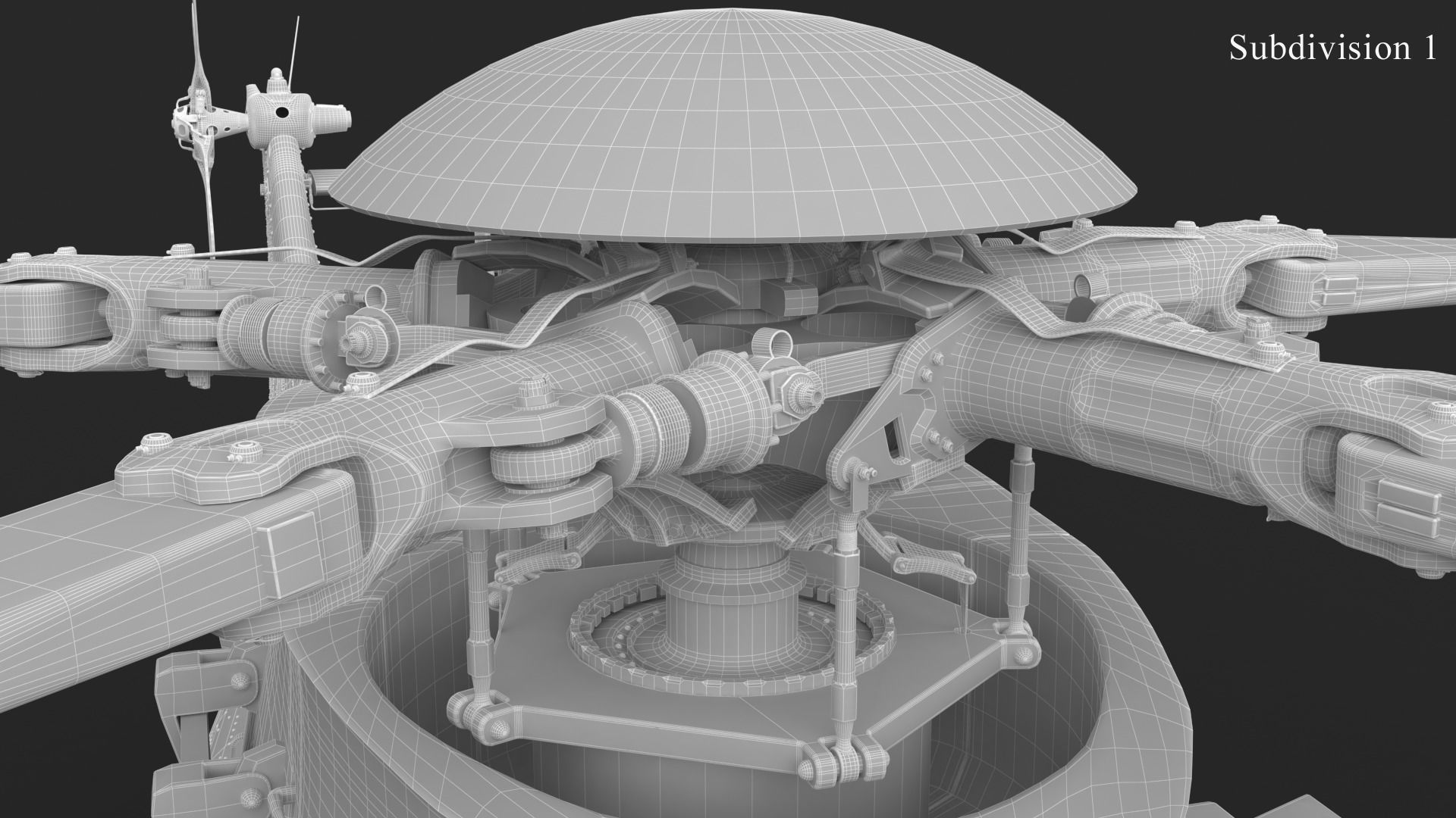 Eurocopter EC 725 3ds max Vray 3D model_44