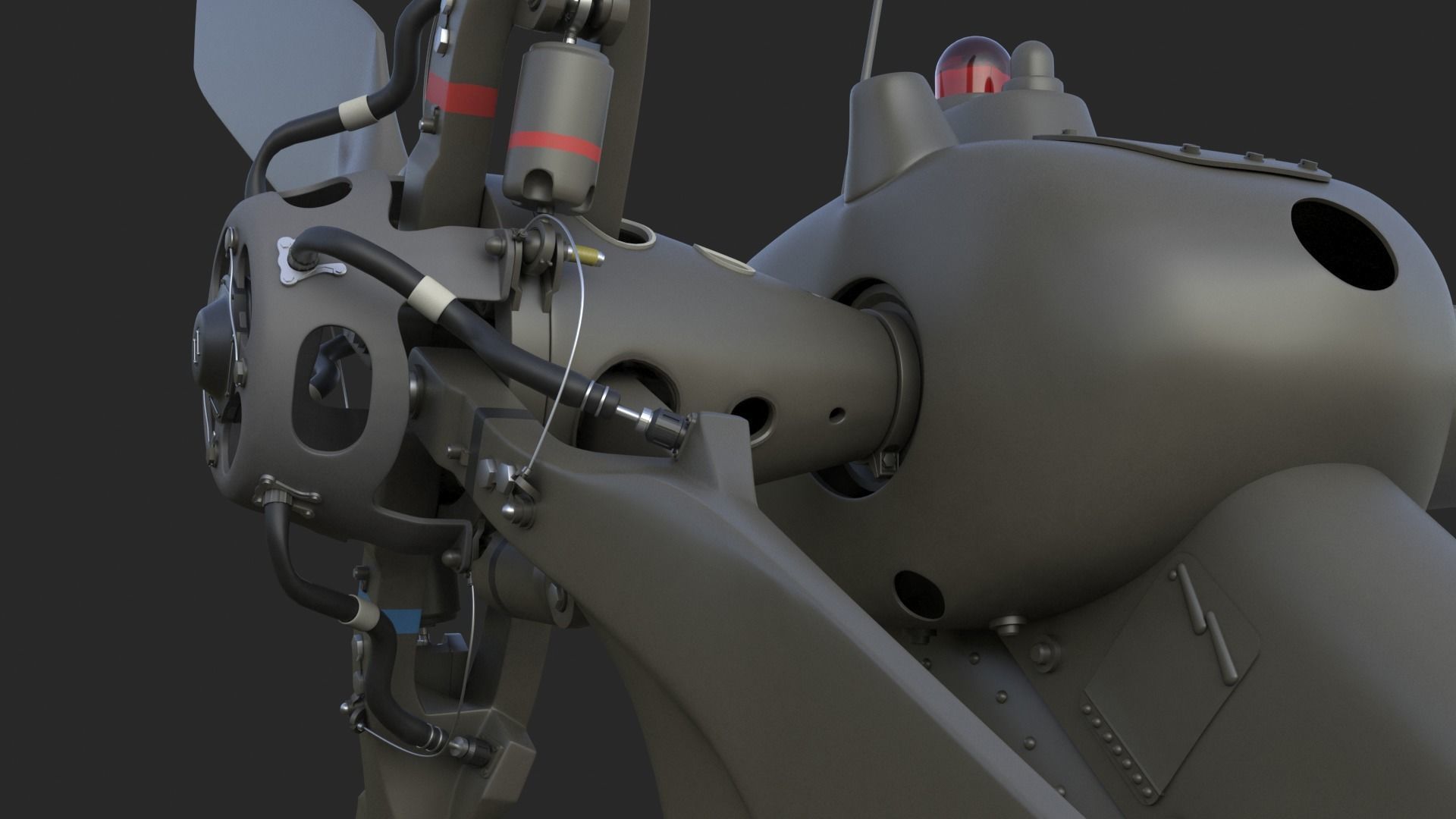 Eurocopter EC 725 3ds max Vray 3D model_18