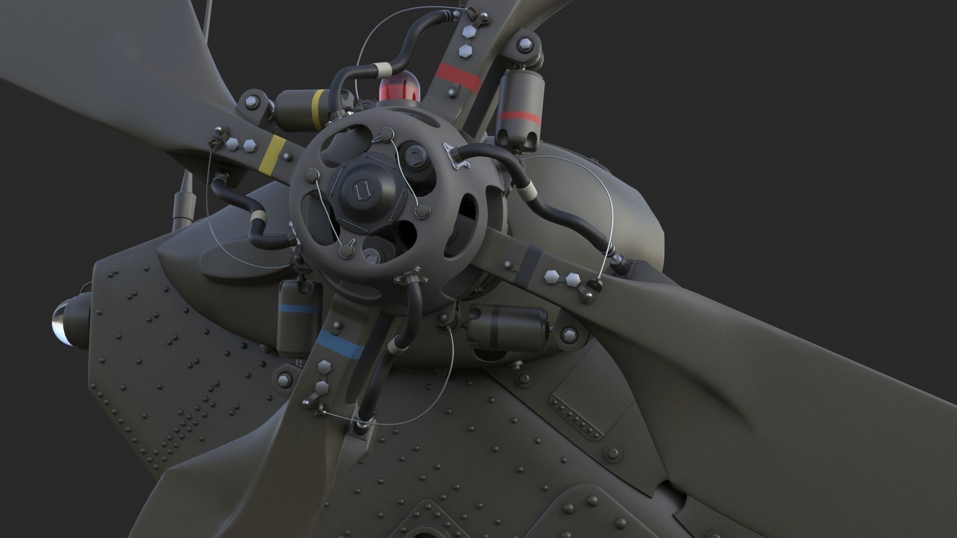 Eurocopter EC 725 3ds max Vray 3D model_17