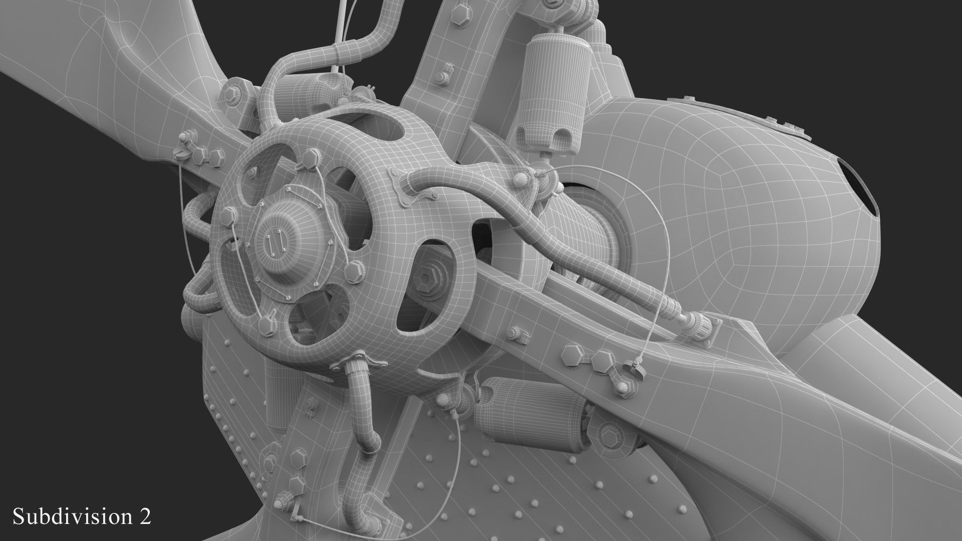 Eurocopter EC 725 3ds max Vray 3D model_42