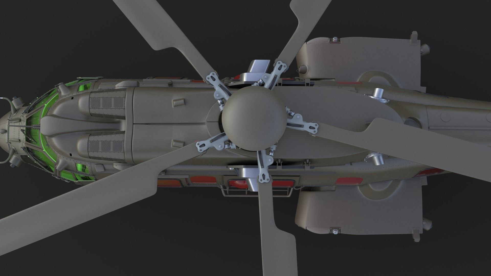 Eurocopter EC 725 3ds max Vray 3D model_32