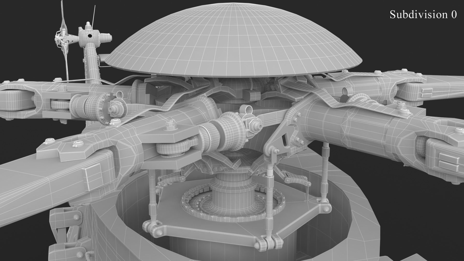 Eurocopter EC 725 3ds max Vray 3D model_43