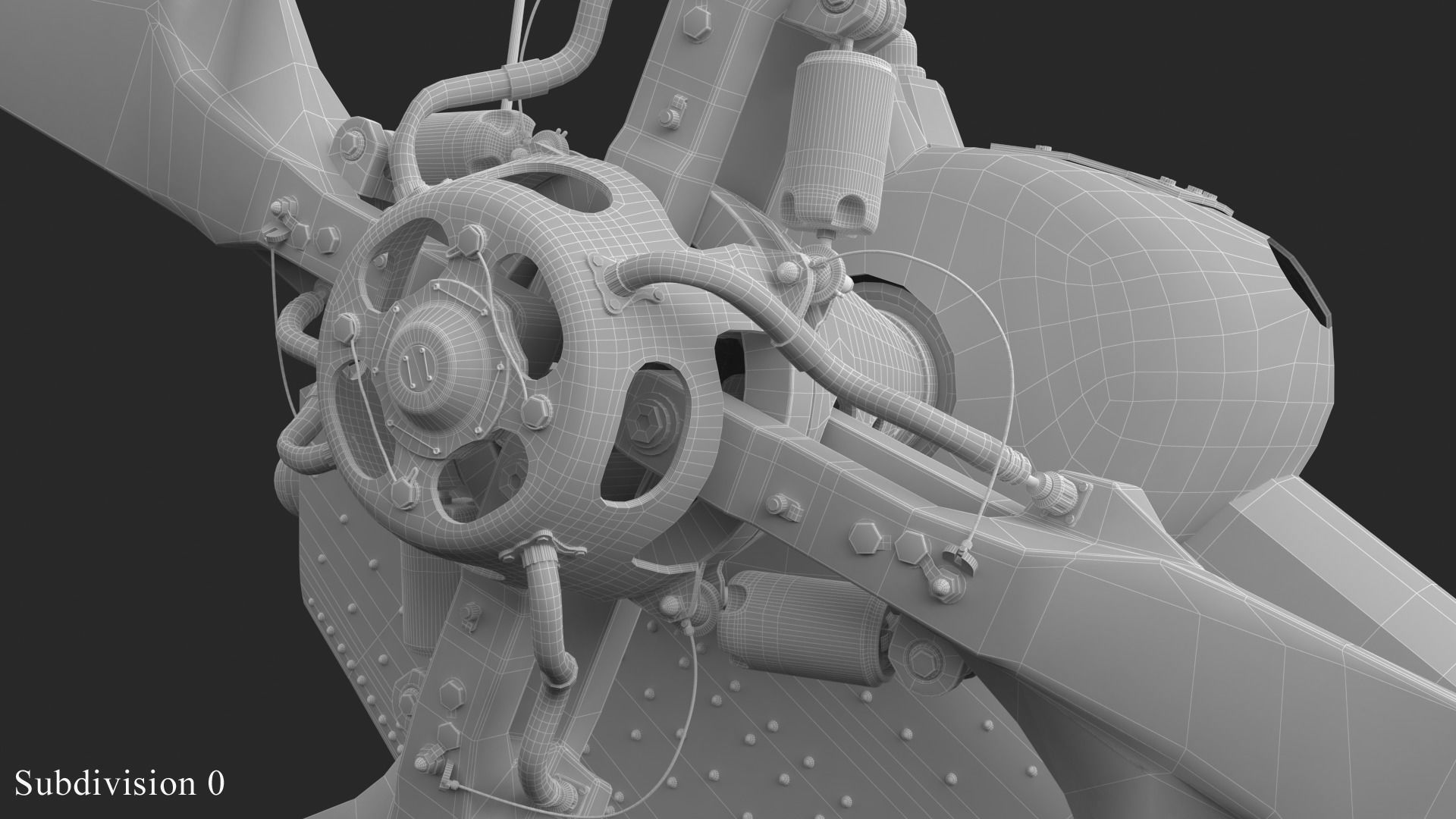 Eurocopter EC 725 3ds max Vray 3D model_40