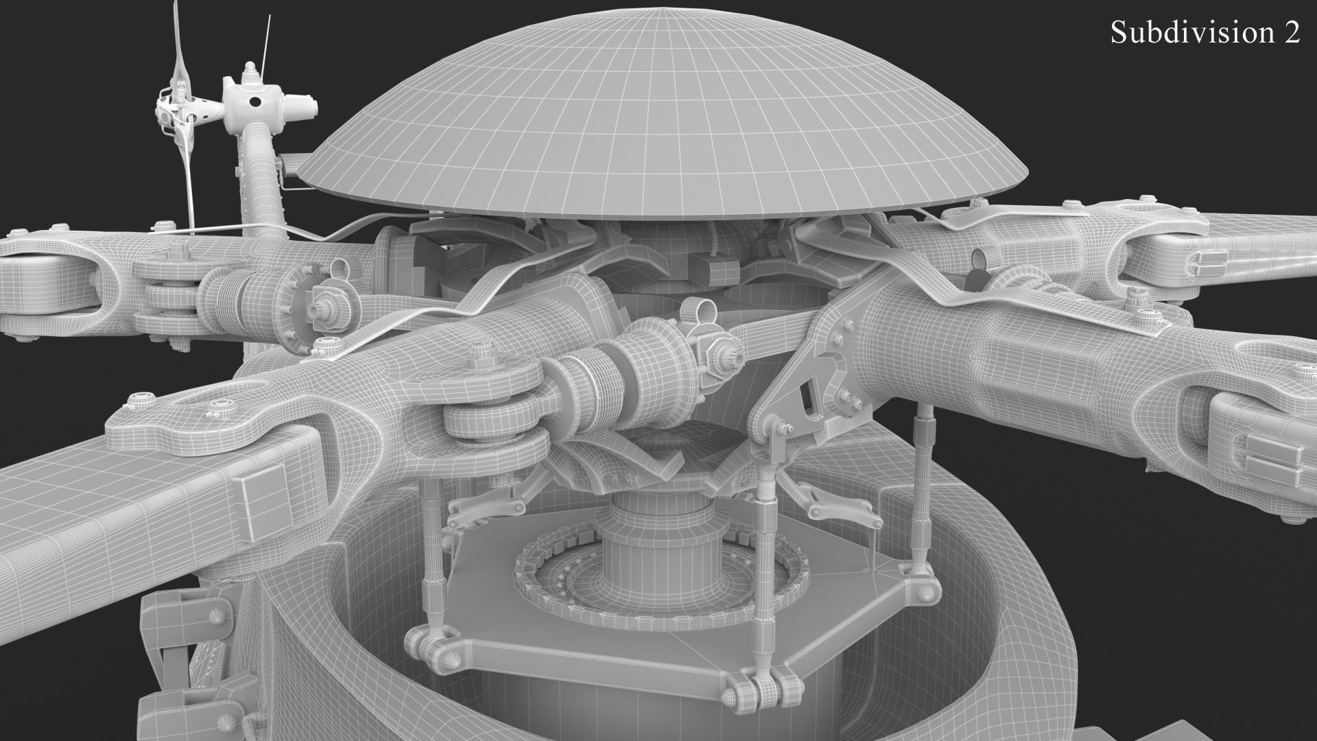 Eurocopter EC 725 3ds max Vray 3D model_45