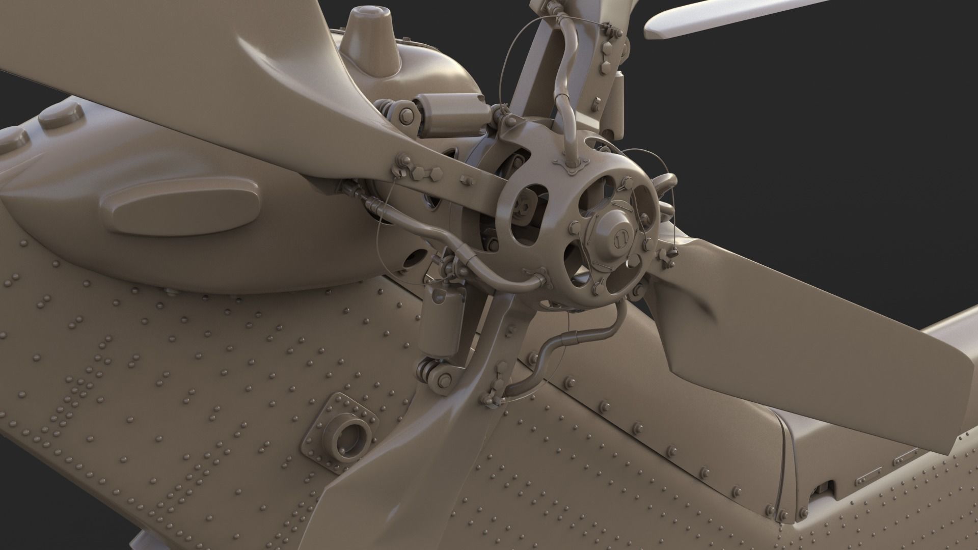 Eurocopter EC 725 3ds max Vray 3D model_50