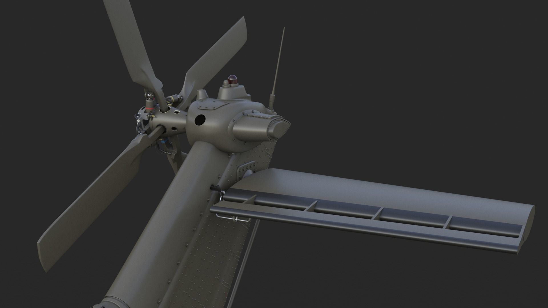 Eurocopter EC 725 3ds max Vray 3D model_20