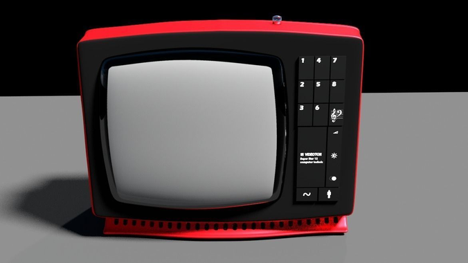 Videoton Superstar Television 3D model