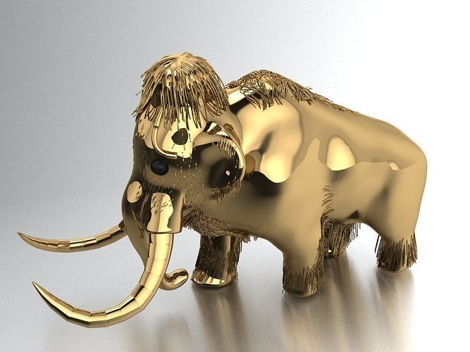 Mammoth metal souvenir  476 3D print model