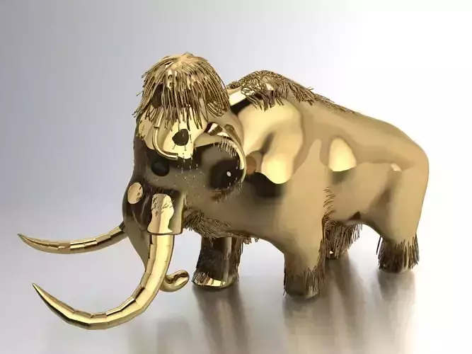 Mammoth metal souvenir  476