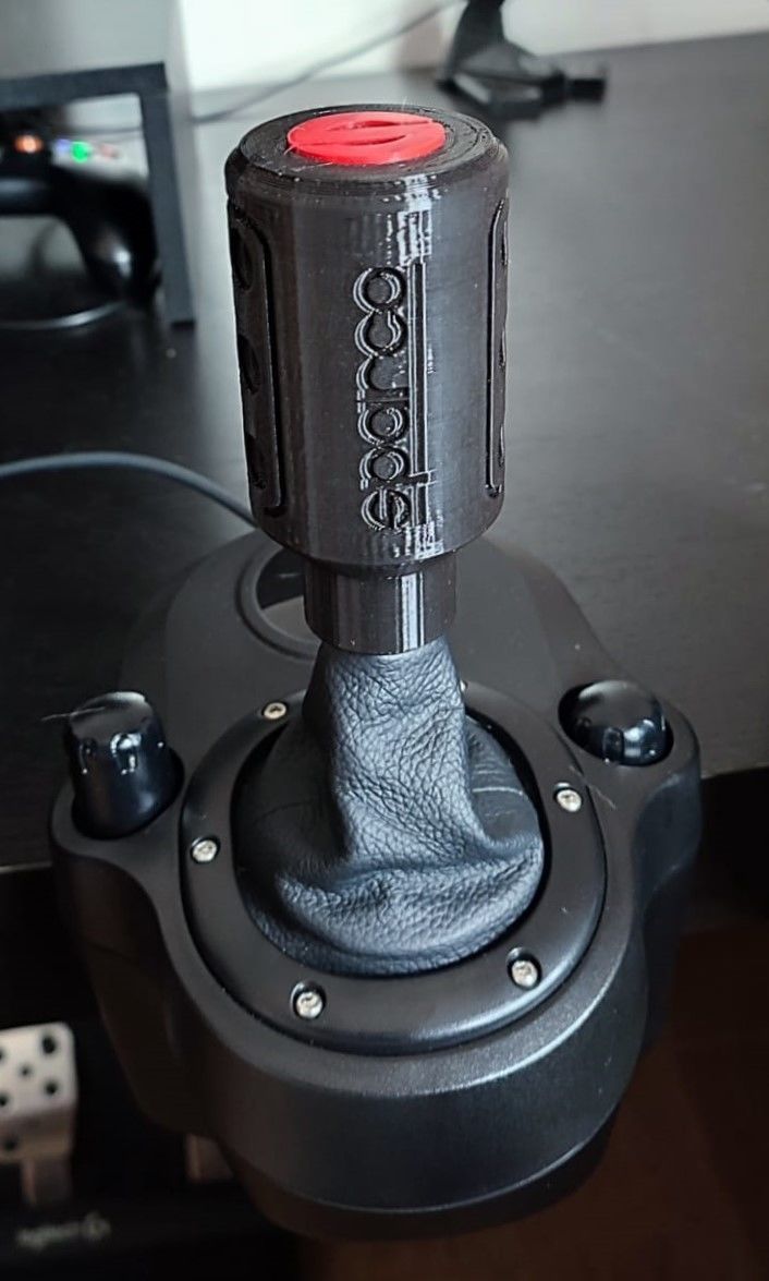 Sparco knob for Logitech G25 G27 G29 Shifter 3D print model_3
