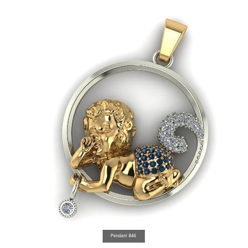 Collection of different pendants in total 48 model _18