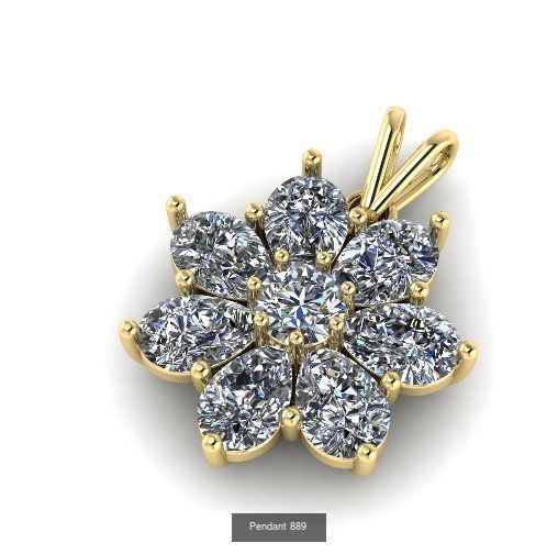 Collection of different pendants in total 48 model _23