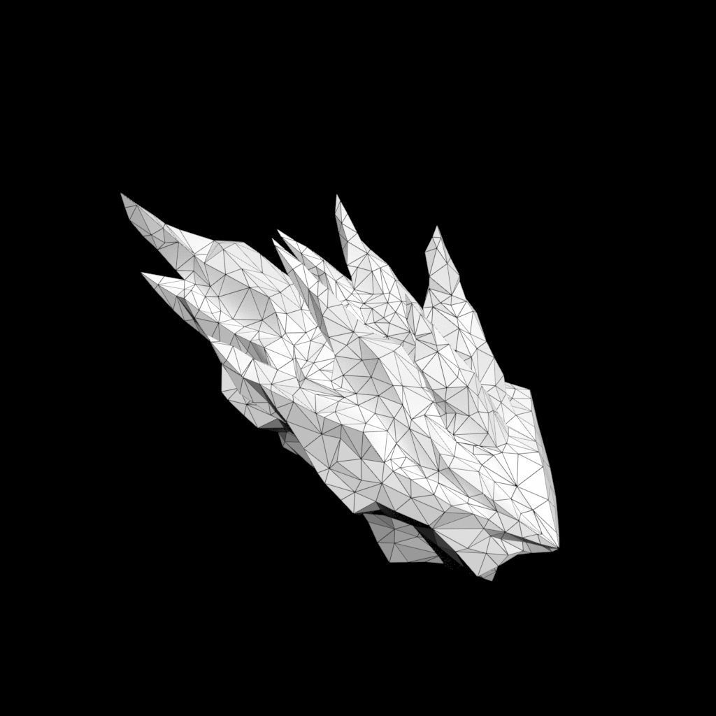 Low poly Sharp Ice Modular 210916 Low-poly 3D model_16