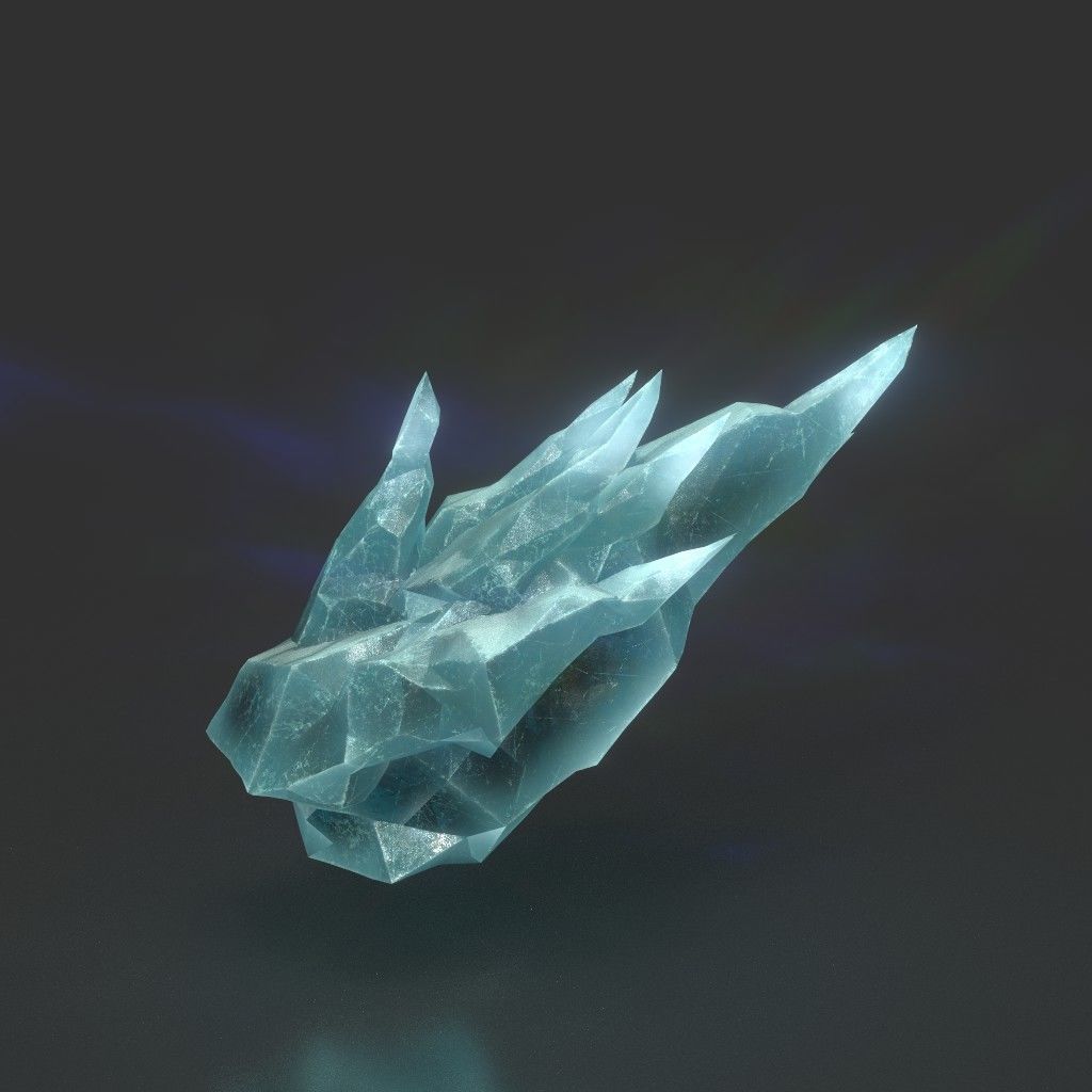 Low poly Sharp Ice Modular 210916 Low-poly 3D model_15