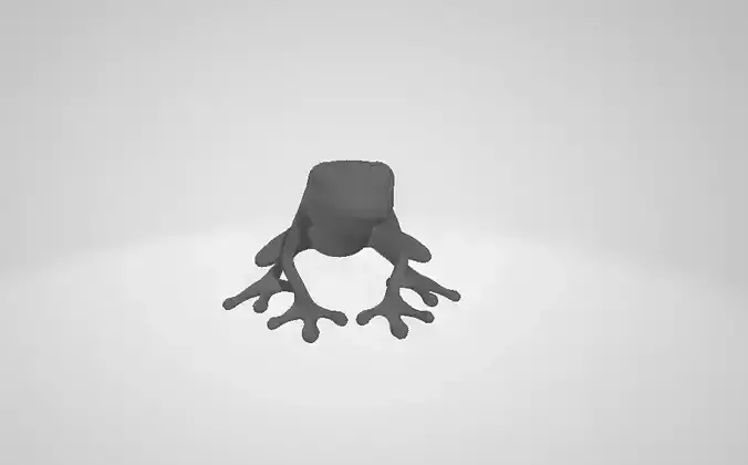 3dfrog frog Free low-poly 3D model