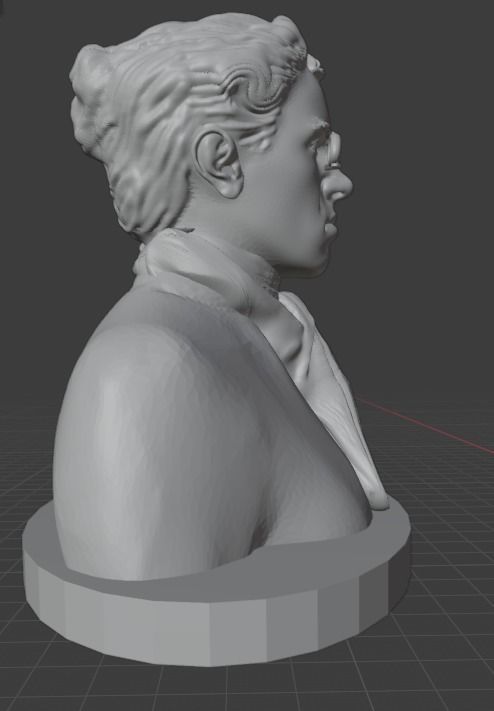 Emma Goldman 3D print model_7
