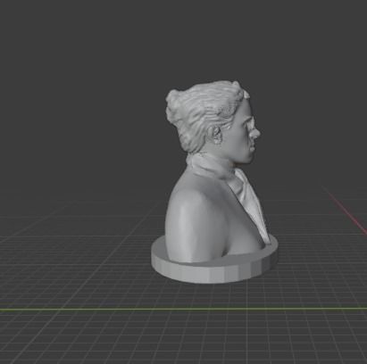 Emma Goldman 3D print model_6
