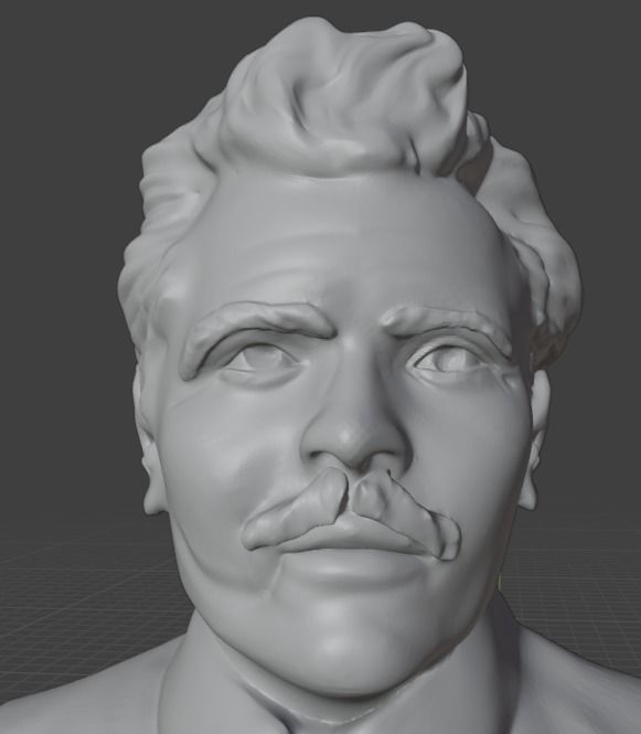 Nestor Makhno 3D print model_5