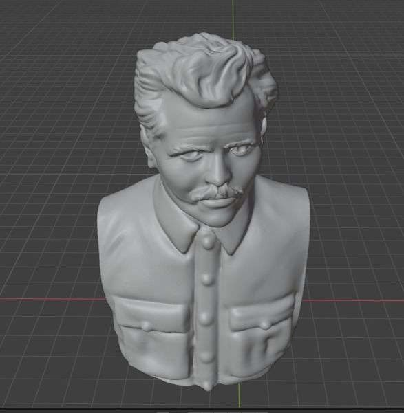 Nestor Makhno 3D print model_9