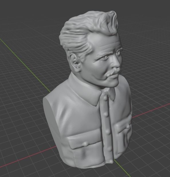 Nestor Makhno 3D print model_10