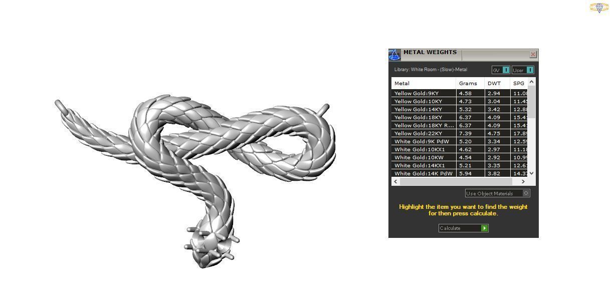 snake toy 3D print model_24