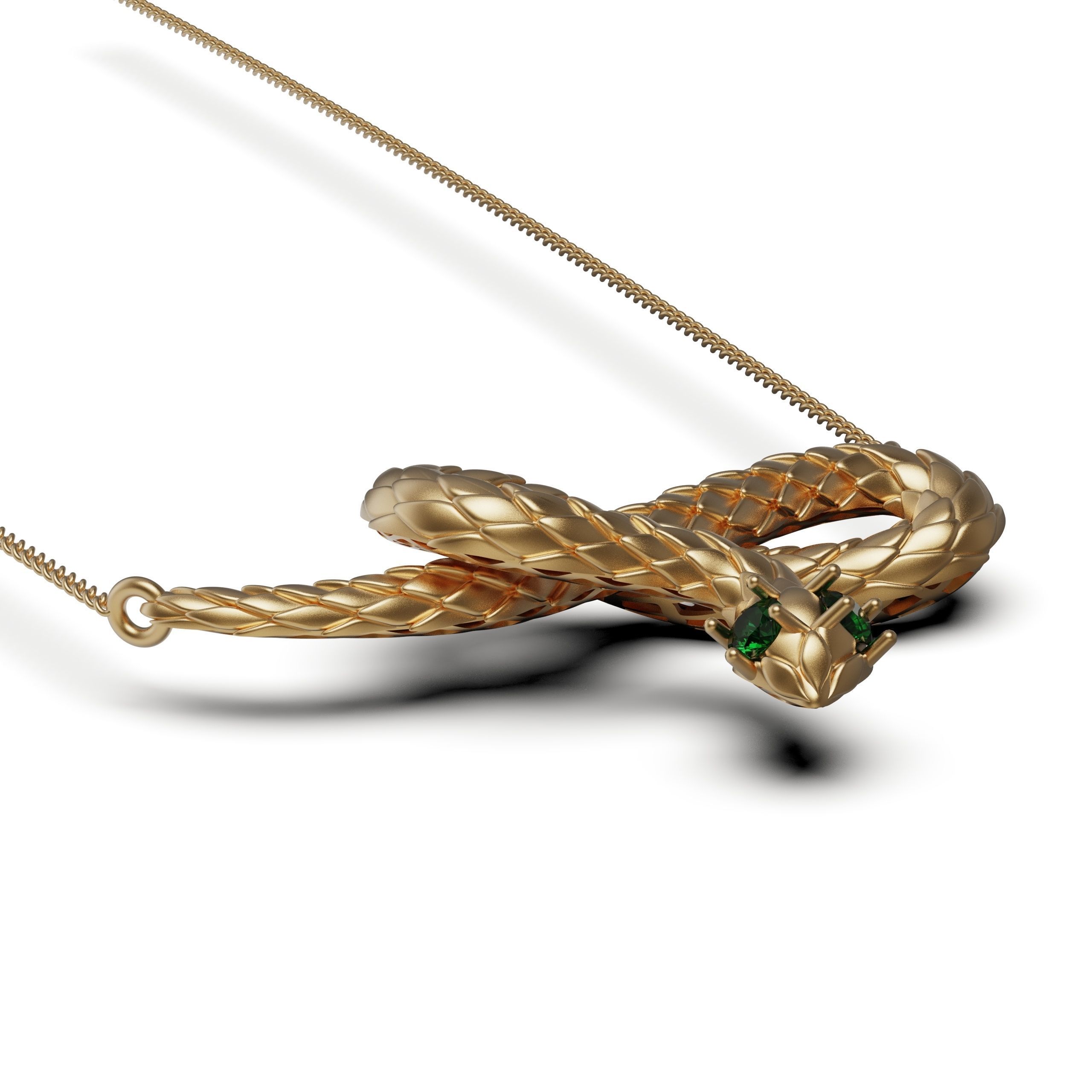 snake toy 3D print model_7