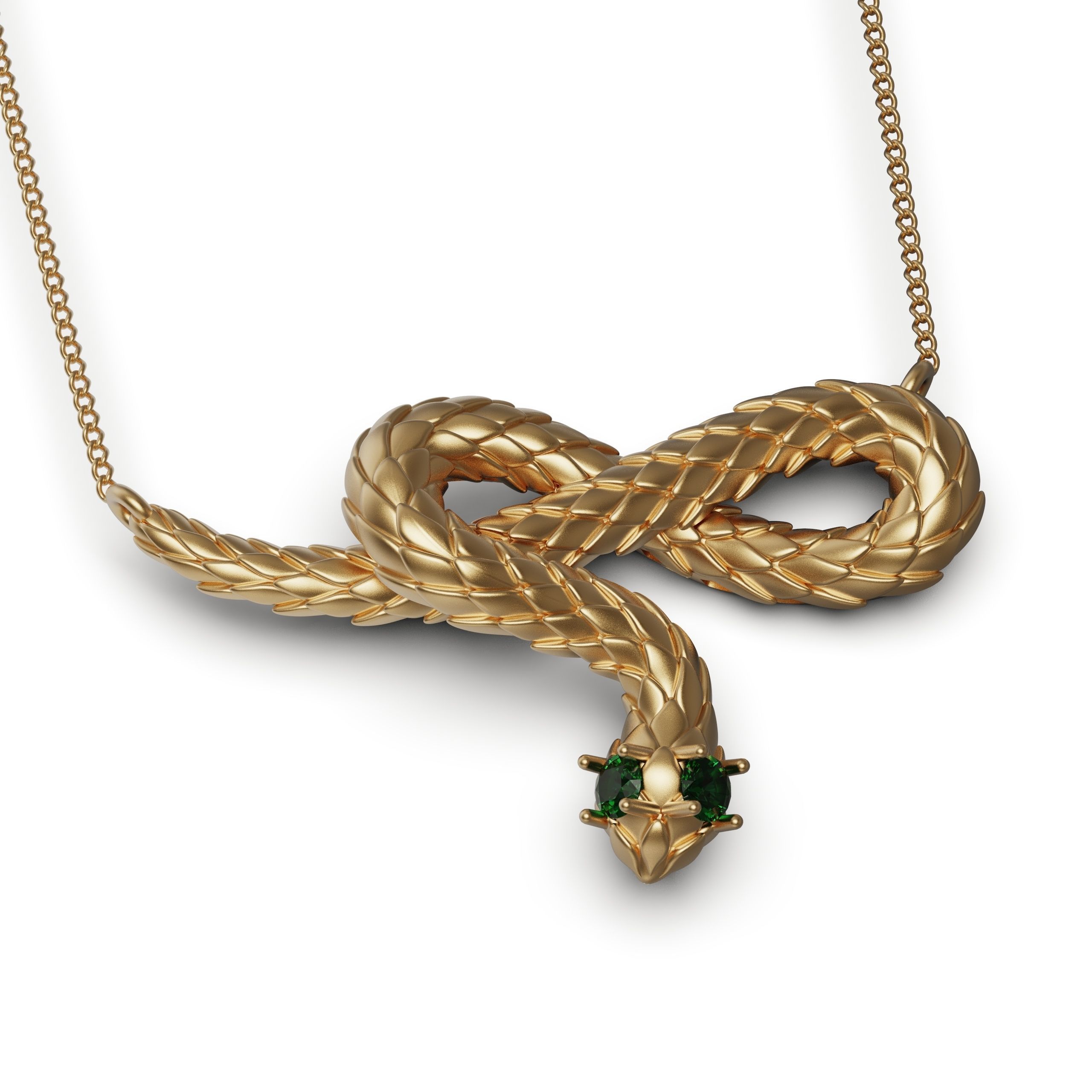 snake toy 3D print model_3