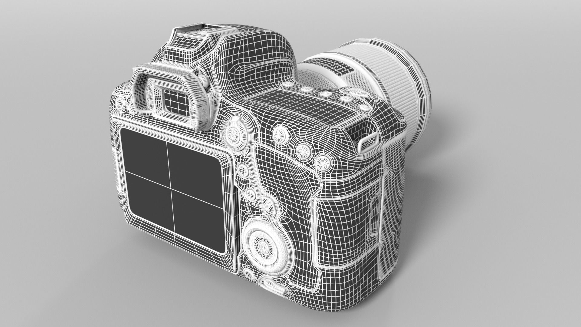 Canon Camera 3D model_6