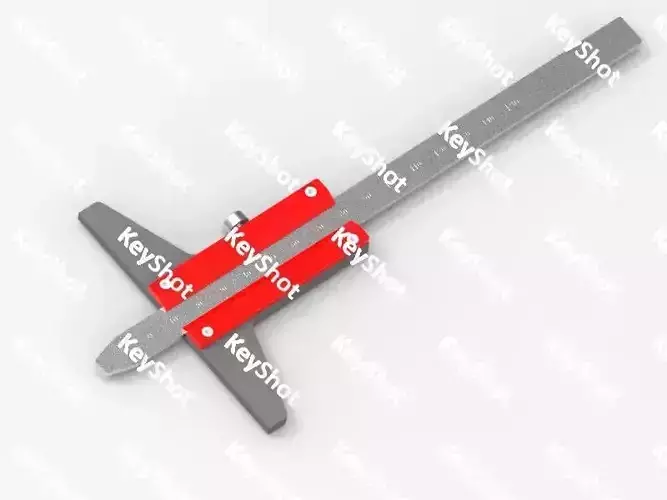 DEPTH VERNIER 150mm 3D model