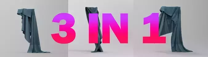 Clothing FBX 3 in 1set 13