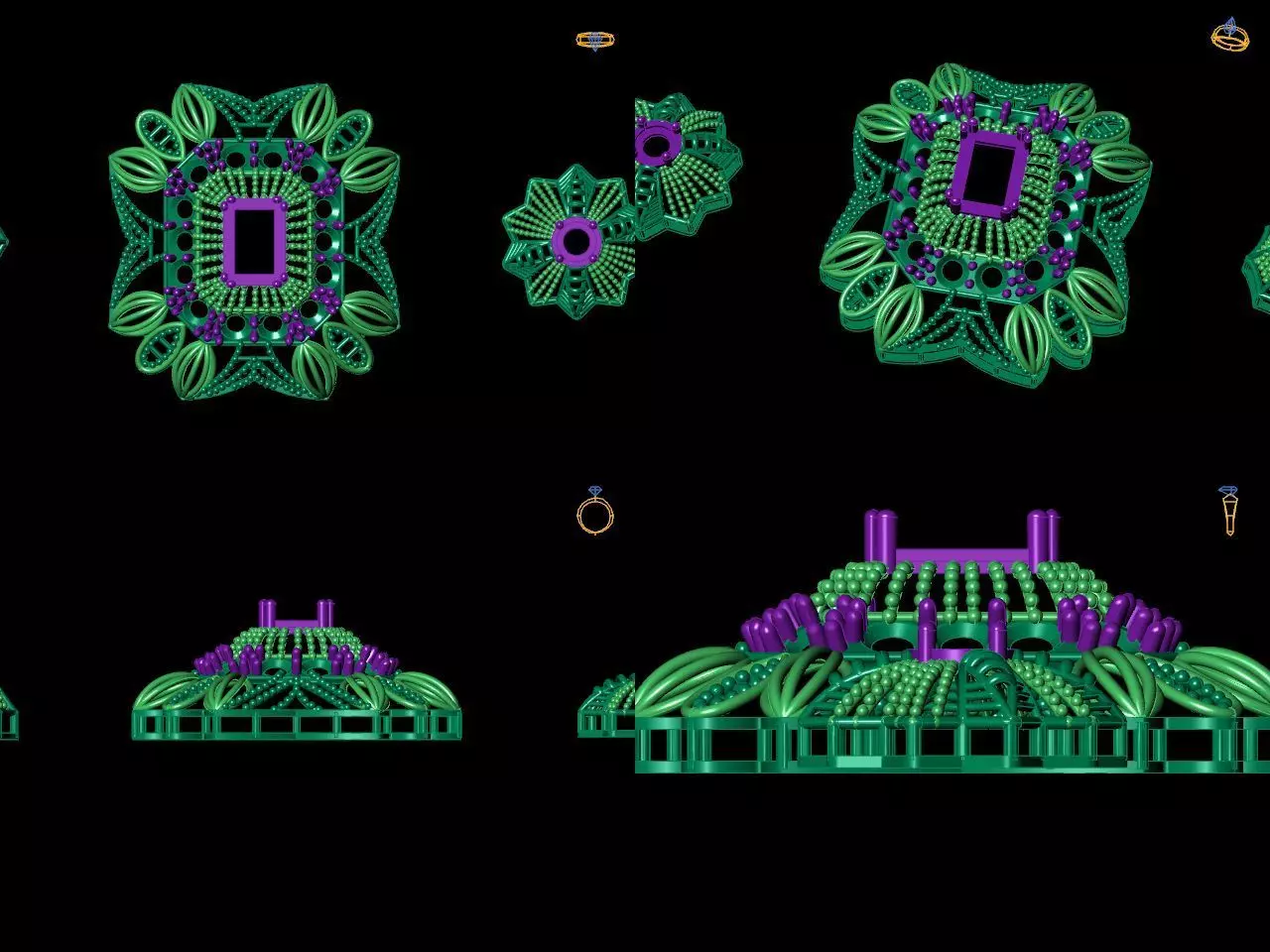 Pendant Set 19 3D print model_0