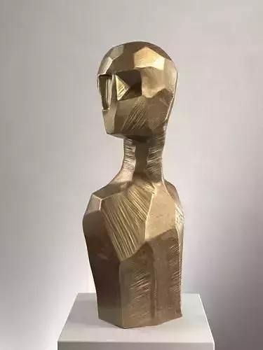 Girl Bust Sculpture 2