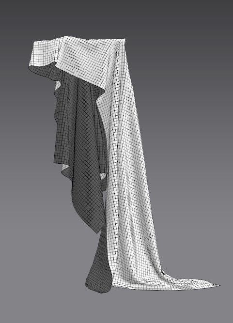 Clothing FBX 3 in 1set 14 Low-poly 3D model_4