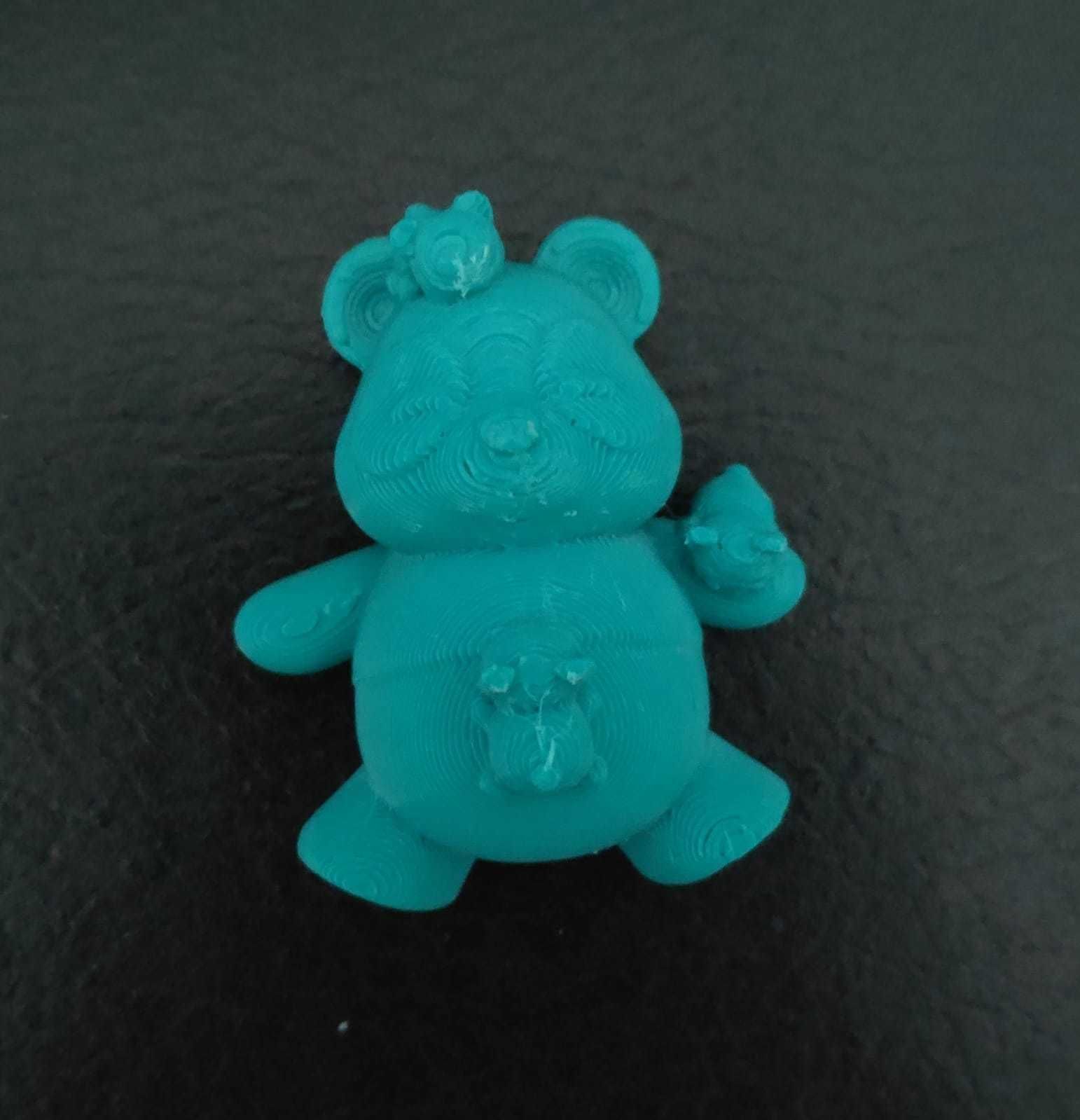 Panda and Babies 3D print model_9